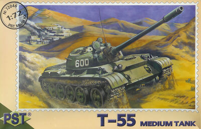 PST 1/72 (20mm) T-55 Russian Main Battle Tank