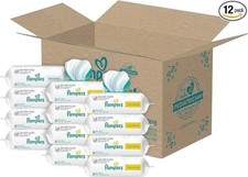 Pampers Sensitive Water Based Hypoallergenic  Unscented Baby Diaper Wipes     