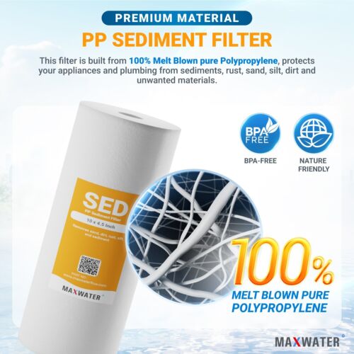 Cartucho de filtro de agua de sedimento puro Aqua compatible con 3 filtros AP810 para AP801 - Imagen 3 de 6