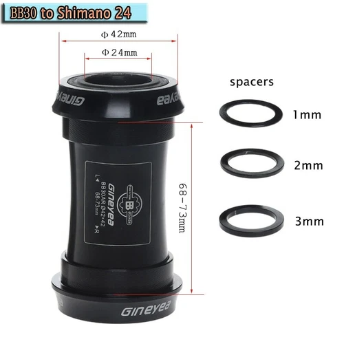 Gineyea BB30 PF30 Bottom Bracket Sealed Press-fit MTB Bike Holowtech XT Sram Gxp - Picture 9 of 12