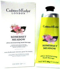 Crabtree Evelyn SOMERSET MEADOW Ultra-Moisturising Hand Therapy 3.5 oz, NEW