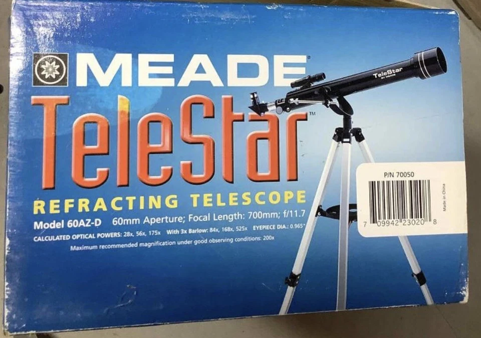 Meade Telestar 60AZ-D Telescope 3X Barlow Lens. Mint Condition. Open Box - Image 3 of 4