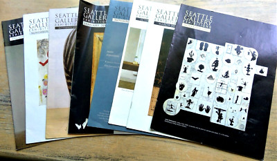 8 Seattle Gallery Exhibitions art information guide booklet 2000 2001 2002