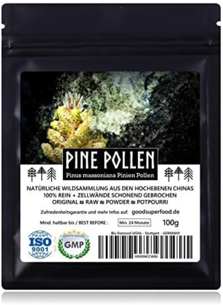 PINE POLLEN (Polline di pino) - Raccolta naturale selvaggia | QualitÃ  superiore