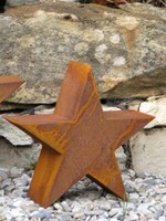 Edelrost Stern Zum Stellen Advent Figur Dekoration Metall Winter Roststern Rost