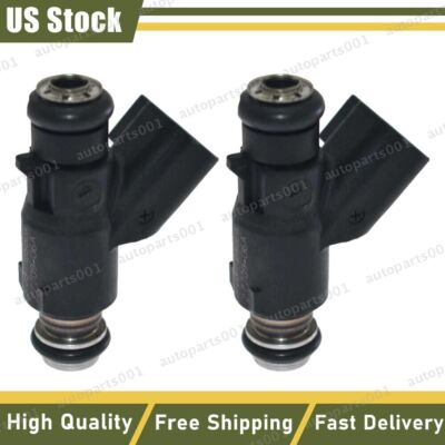 2X Fuel Injector 2770906A For Harley Davidson Blackline Dyna Road King Fatboy