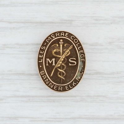 Leesmcrea College Pin 10k Gold Banner Elk Nc Medical School