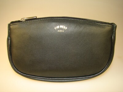 New Tim West Pipes Leather Zipper Pipe Tobacco Pouch Very Soft Best of the West