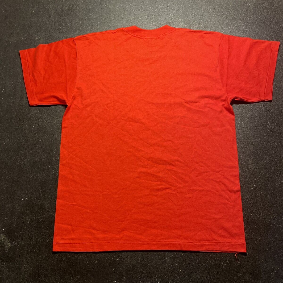Vintage Oneita Power 50 Plain Red Blank T-Shirt Size XL Vintage Oneita Power 50 Plain Red Blank T-Shirt Size XL