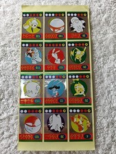 Pikachu Mew Pokemon Shogakukan Sticker Sheet Picture Book Seal Japanese B6388