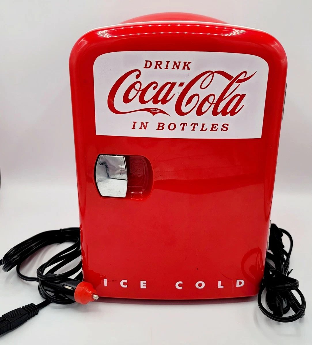 Koolatron Retro Coca-Cola Portable Mini Fridge Cooler AC/DC #KWC-4U Hot  u0026amp; Cold | eBay