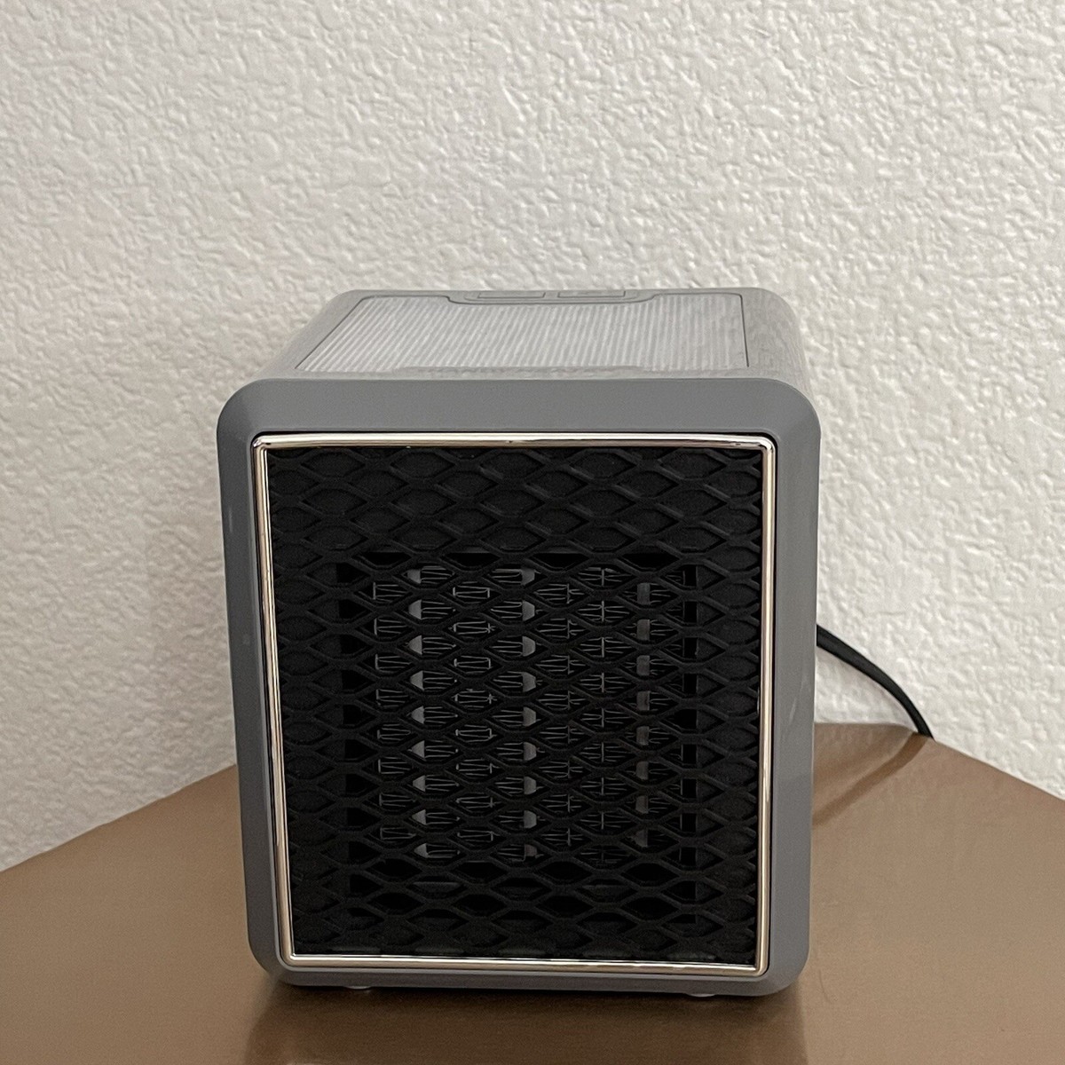 Ontel Handy Heater Pure Warmth Grey Portable Ceramic Space Heater