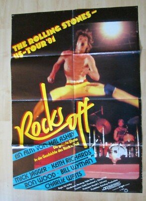 Filmplakat : Rocks Off - Rolling Stones US-Tour ´81 ( Mick Jagger )
