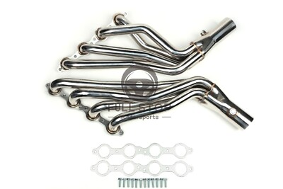 1-7/8'' Long Tube Headers For 1999-2006 Chevy GMC Silverado Sierra 4.8L 5.3L 6.0L