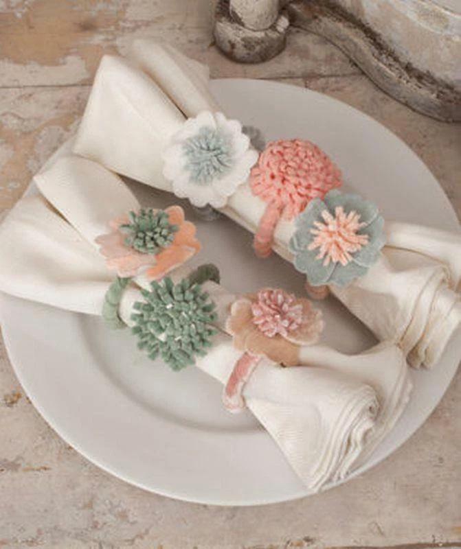Napkin rings set of 6 sale