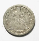 1857 O 10c Seated Liberty Silver Dime Ten Cents New Orleans