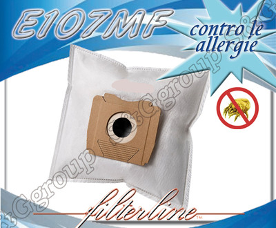 SACCHETTO ASPIRAPOLVERE ELECTROLUX E51N 5X 900195580/7 ORIGINALE - Foto 5