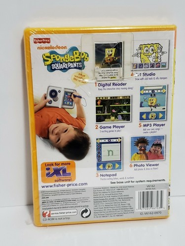 NEW Fisher-Price Fisher Price iXL Video Game Spongebob Squarepants *Nickelodeon* - Picture 2 of 2
