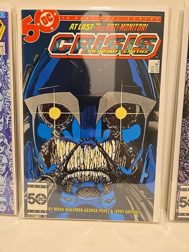 CRISIS ON INFINITE EARTHS #1-12 (1985) COMPLETE NM Death of Super-Girl & Flash - Picture 7 of 13