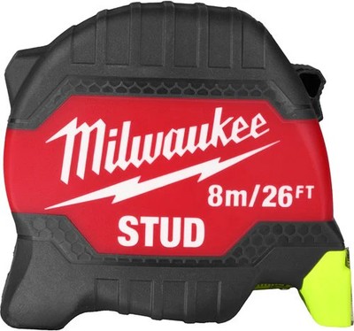 Milwaukee rolmaat stud | gen iii | 26ft / 8 m x 33 mm - 493249876