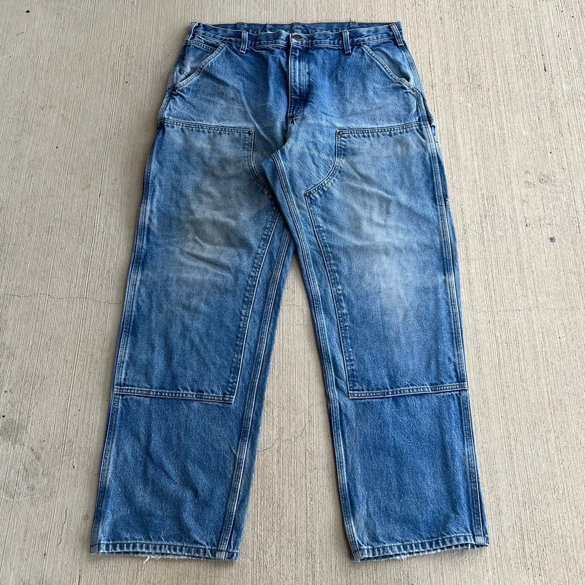 Carhartt Denim Blue Pants for Men for sale | eBay