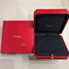 [Near Mint] Cartier Authentic Necklace Jewelry Case Empty Box Red From Japan