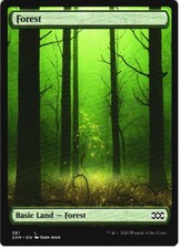 FOREST 381 381 LAND DOUBLE MASTERS MAGIC: THE GATHERING LP