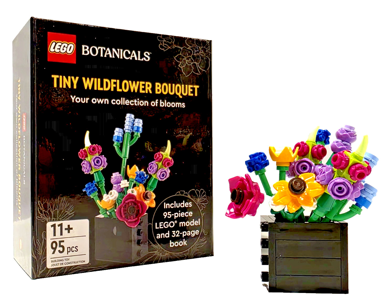 New! LEGO Botanicals 5010076 Tiny Wildflower Bqt. 95 pc.+32 