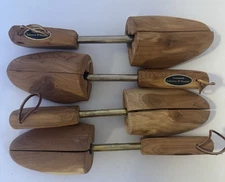 Rochester Shoe Tree Co JM Shoe  Keeper Stretcher Cedar 2 Sets Size 10-12 Vintage