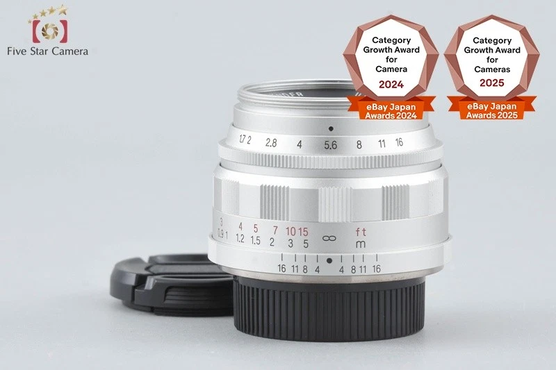Voigtländer Camera Lenses 35mm Focal f/1.7 Maximum Aperture for