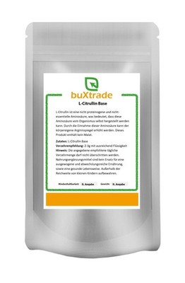 1 kg | L-Citrullin Base | rein | Aminosäure | Buxtrade | Base