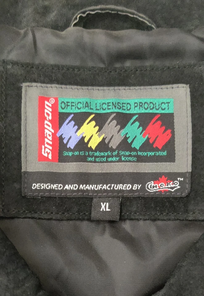 Snap-On инструменты черная замша кожаная куртка 2008 инструменты издание мужской XL новый из старых запасов - Изображение 3 из 4