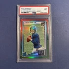 2025 Donruss Jaxson Dart Optic Preview RED & GREEN Rookie RC #400 PSA 9