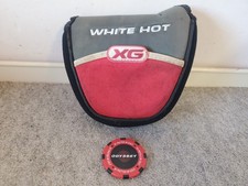 ODYSSEY White Hot XG Mallet Putter Cover w/Ball Marker Poker Chip Magnetic Close