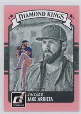 2016 Panini Donruss Diamond Kings Pink Border Jake Arrieta #5 0w8