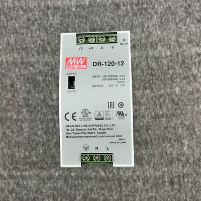 Mean Well DR-120-12 DIN Rail Power Supply 120W 12V 10A