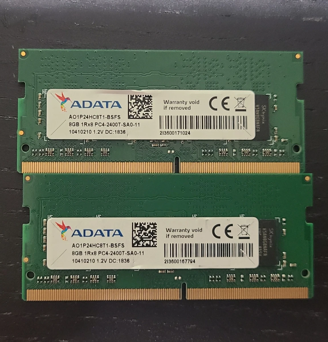 ADATA DDR4 SDRAM 16 GB Capacity per Module Memory (RAM) for sale