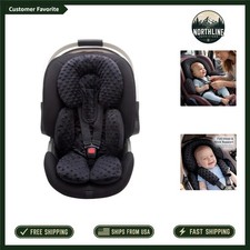 Soft Minky Newborn Car Seat Insert   Ultimate Head  Body Support for Infants