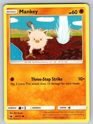 Mankey 50/111 Common Crimson Invasion