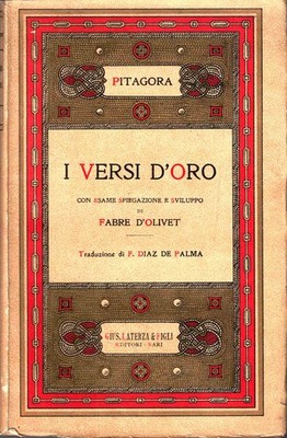 Pythagoras - Die goldenen Verse - Laterza 1931