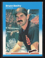 Bruce Bochy 1987 Fleer #411 Glossy San Diego Padres