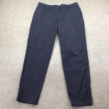 Talbots Pants Womens 8 Blue Chino Straight Leg Twill Casual Work Career Office