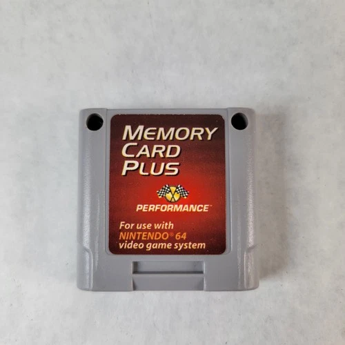 Performance Memory Card Plus Nintendo 64 N64 Vintage