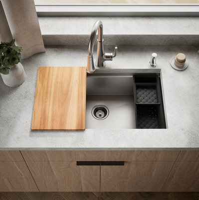 #ad Kohler Lyric Dual Mount Workstation Kitchen Sink Kit 33quot; Single Bowl $249.00