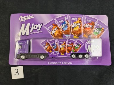 werbetrucks 1:87, OVP, H0, Milka Schokolade, M Joy, Sondermodell, LKW, Selten