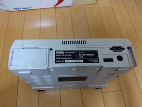 Sega Saturn Console Gray w/box USED Japan Free Shipping Very Good Condition