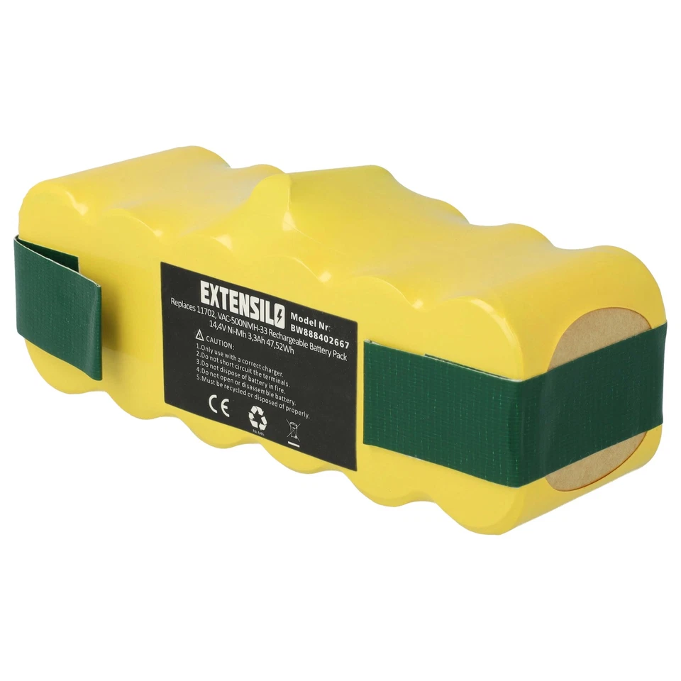 Batteria per iRobot Roomba 505 532 530 531 521 500 APS 500 510 520 3300mAh 14,4V - Immagine 3 di 4