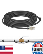 DEWENWILS 30FT 120V Pipe Heat Cable with Thermostat for Water Pipes to -40 F