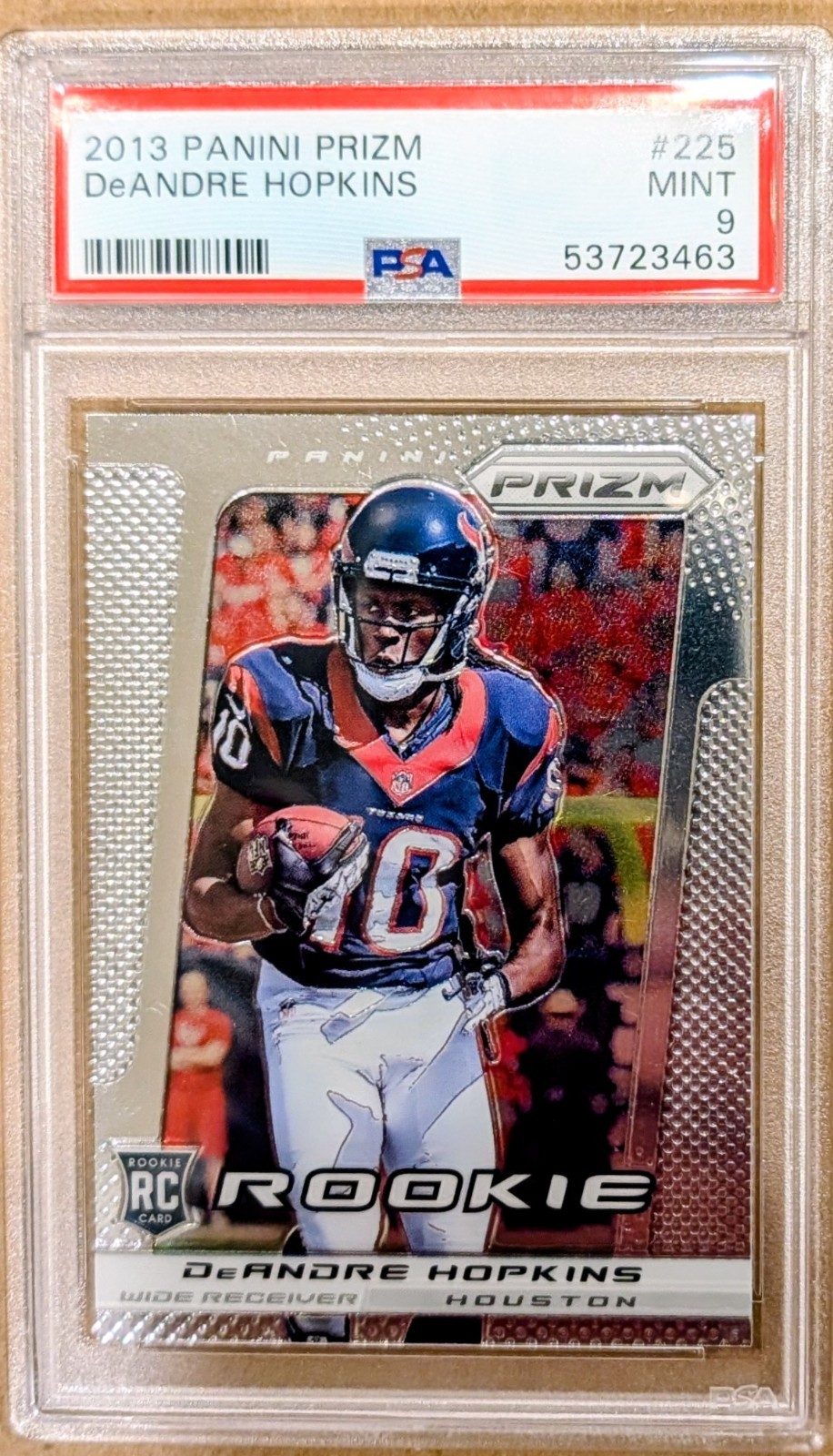 2013 Panini Prizm DeAndre Hopkins #225 (RC) - PSA 9