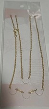 Collar de progreso personal para mujeres jóvenes SUDS/sin medallón relleno de oro 12k
